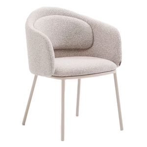 Minda-tuoli, chenille-kangas beige