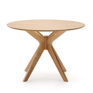 Naanim Dining Table, Oak, ⌀ 100 cm