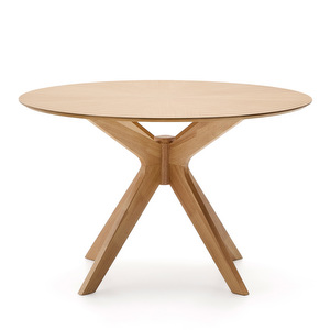 Naanim-ruokapöytä, tammi, ⌀ 120 cm