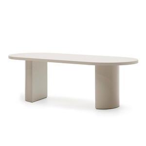 Nealy-ruokapöytä, valkoinen, 240 x 100 cm