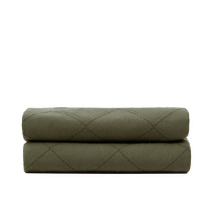 Serla-päiväpeite, vihreä chenille, 260 x 240 cm