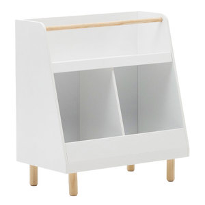 Serwa-kirjahylly, valkoinen/mänty, L 63 cm
