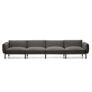 Sorells-ulkosohva, harmaa, L 314 cm