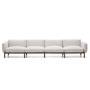 Sorells-ulkosohva, beige/vihreä, L 314 cm