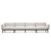 Sorells-ulkosohva, beige/vihreä, L 314 cm