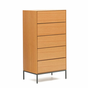 Vedrana Chest Of Drawers, Oak/Black, 60 x 114 cm Vedrana Chest Of Drawers, Oak/Black, 60 x 114 cm