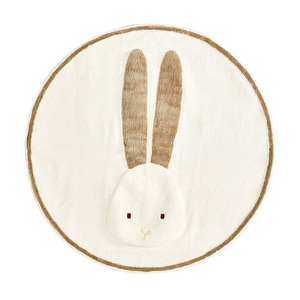 Yanil-matto, beige/valkoinen, ⌀ 100 cm