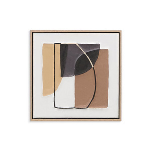 Zay-taulu, ruskea / beige, 40 x 40 cm