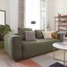 Blok Sofa, Green Corduroy, W 240 cm