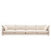 Gala Sofa, Beige, W 390 cm