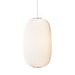 Lamella 2-133 -riippuvalaisin, valkoinen / hopea, K 52 cm