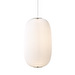 Lamella 2-133 -riippuvalaisin, valkoinen / kulta, K 52 cm