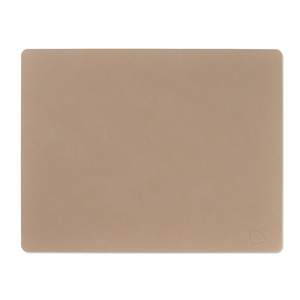Square-pöytätabletti, Nupo-nahka clay brown, L