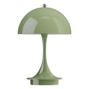 Panthella 160 Portable V3 -pöytävalaisin, moss green Panthella 160 Portable V3 -pöytävalaisin, moss green