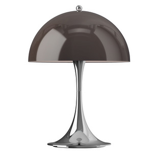 Panthella 250 Portable -pöytävalaisin, Original Opal Brown / kromi, ladattava