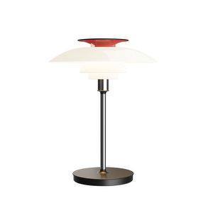 PH 80 Portable -pöytävalaisin, opaalinvalkoinen / kromi, ladattava