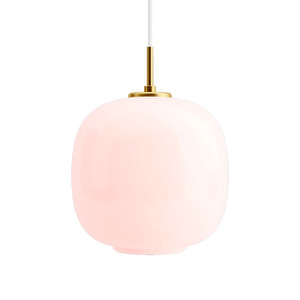 VL45 Radiohus -riippuvalaisin, Pale Rose / messinki, ⌀ 25 cm VL45 Radiohus -riippuvalaisin, Pale Rose / messinki, ⌀ 25 cm