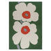 Unikko Outdoor -matto, vihreä/60th Anniversary, 200 x 280 cm