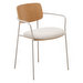 Maureen-tuoli, tammi/beige