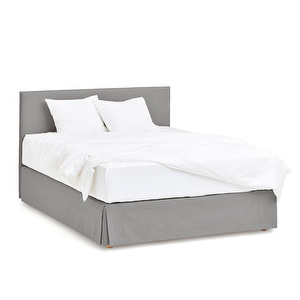 Aurea-sänky, 180 x 200 cm, Slim-pääty / Half-Skirt Caleido-kangas iron