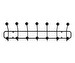 Bill Horizontal Coat Rack, Black