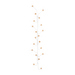 Bill Vertical Coat Rack, White/Birch