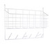 Mitten Shelf Wall Shelf, White, L