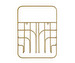 Now Wall Shelf, Brass Matte, S