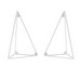 Pythagoras Brackets, White, Set of 2