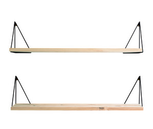 Pythagoras Play -seinähyllyt, pine/black