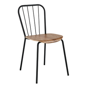 Same Chair, Black/Walnut