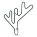 Twig Wall Rack, Green