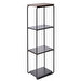 Mixrack Floor Shelf, Stained Oak / Black, L