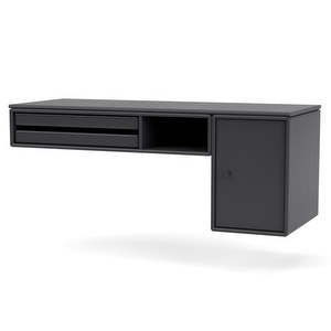 Bureau-työpöytä, antharcite, 38 x 94 cm