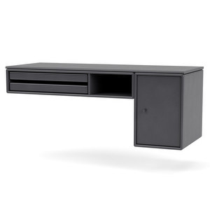 Bureau-työpöytä, coal, 38 x 94 cm
