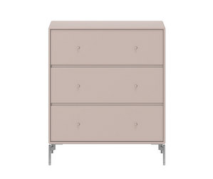 Carry Dresser, Mushroom, Chrome Legs