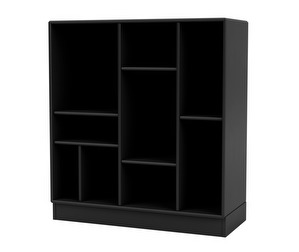Compile Shelf, Black, Plinth 7 cm