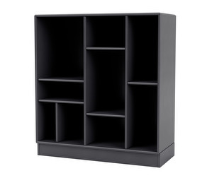 Compile Shelf, Coal, Plinth 7 cm