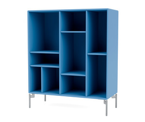 Compile Shelf, Azure, Chrome Legs