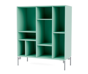 Compile Shelf, Caribe, Chrome Legs