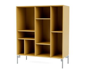 Compile Shelf, Cumin, Chrome Legs
