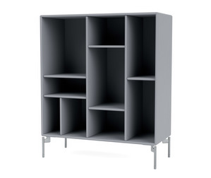 Compile Shelf, Graphic, Chrome Legs