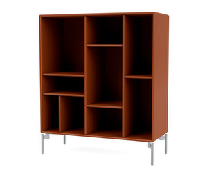 Compile Shelf, Hazelnut, Chrome Legs