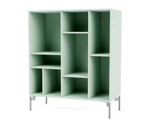Compile Shelf, Mist, Chrome Legs