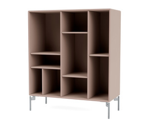 Compile Shelf, Mushroom, Chrome Legs