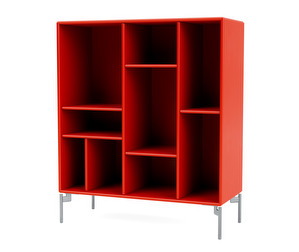 Compile Shelf, Rosehip, Chrome Legs
