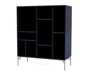 Compile Shelf, Shadow, Chrome Legs