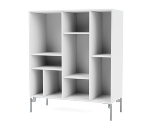 Compile Shelf, Snow, Chrome Legs