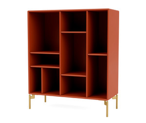 Compile Shelf, Hokkaido, Brass Legs