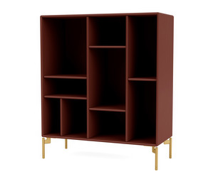 Compile Shelf, Masala, Brass Legs